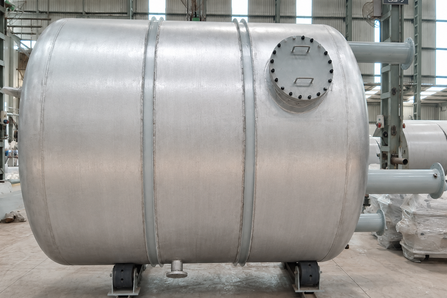 15 KL SS 304 Pressure Vessel 18 KG/CM² 2530 ID – Creative Engineering Gujarat