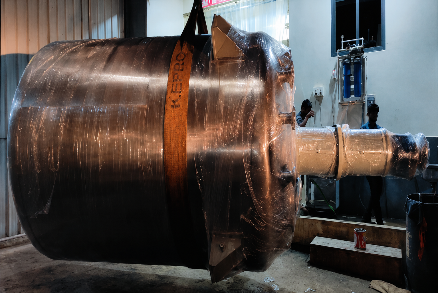 60 KL Storage Vessel SA 516 GR 70 3000 ID x 9702 LH manufactured by Creative Engineering Gujarat