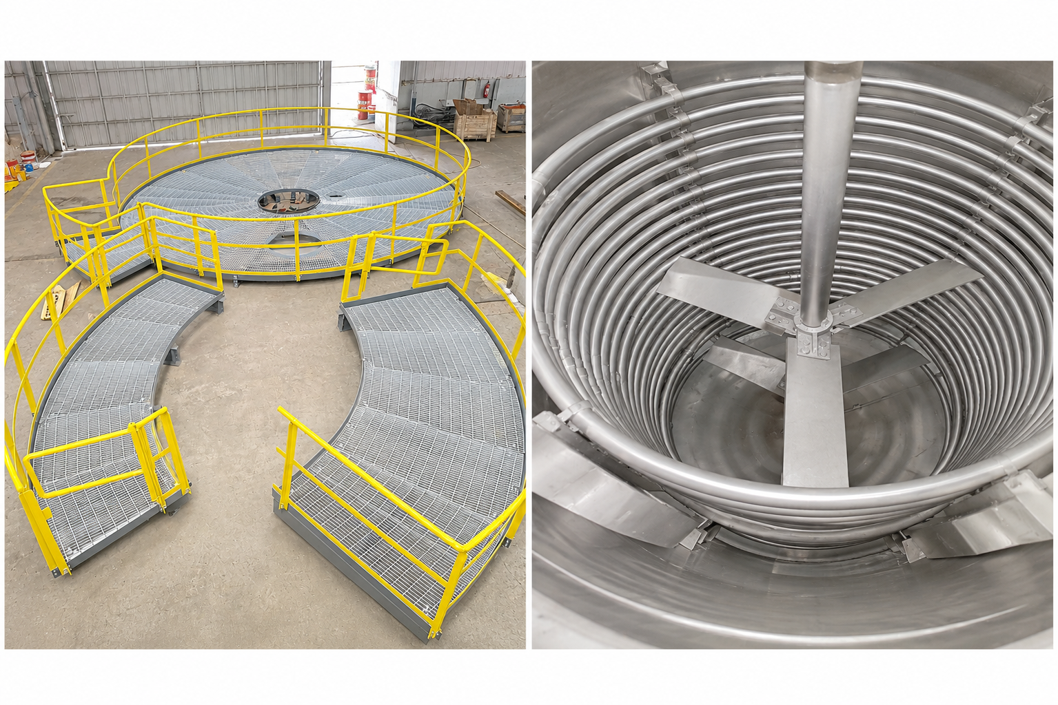 9 KL SS 316L Reactor with internal coil – Creative Engineering Gujarat