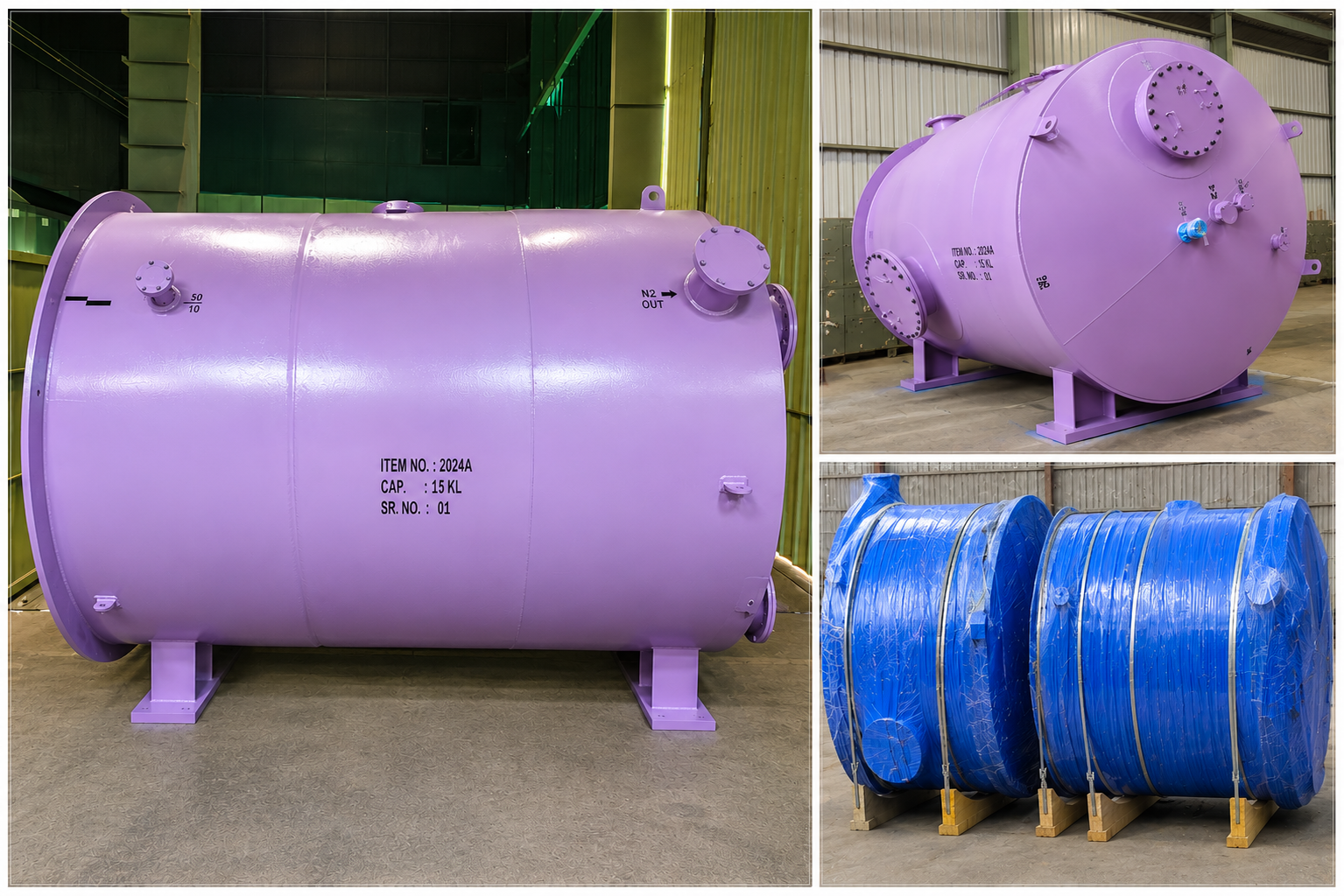 ASME U-Stamp Condensate Blowcase pressure vessel exported to Saudi Arabia – Creative Engineering