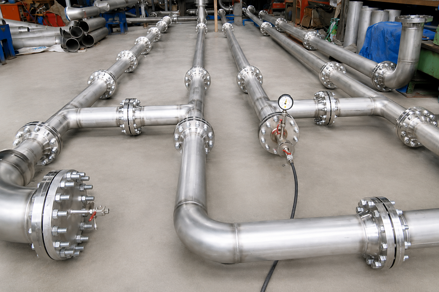Flanged Pipe Spool Assembly