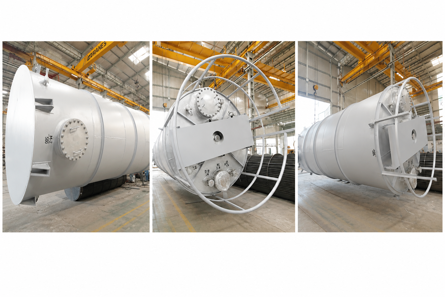 35 KL SS 316L Storage Tank 2550 ID x 7500H x 8 THK manufactured by Creative Engineering Gujarat