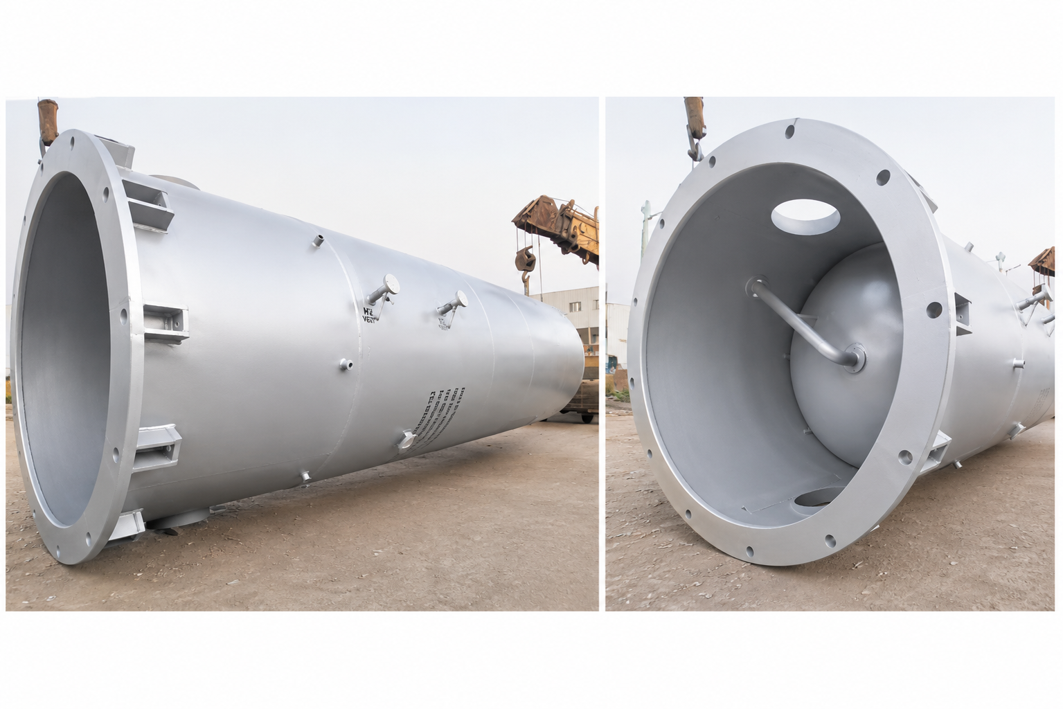 22 KL Carbon Steel Exhaust Separator manufactured by Creative Engineering Gujarat